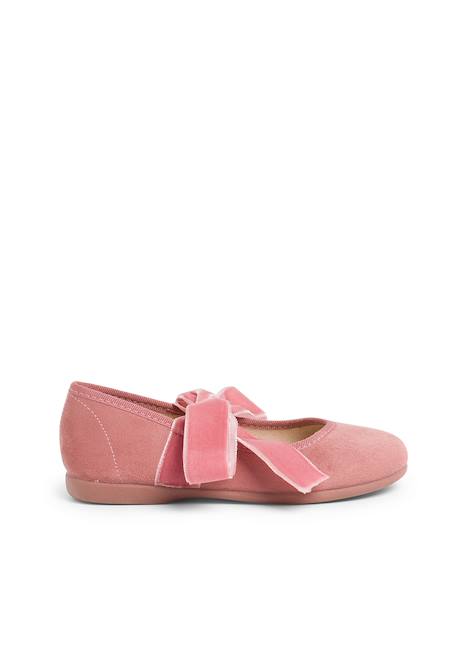 Babies avec ruban en velours pour filles Bleu marine+Bordeaux+Gris+Rose 19 - vertbaudet enfant 