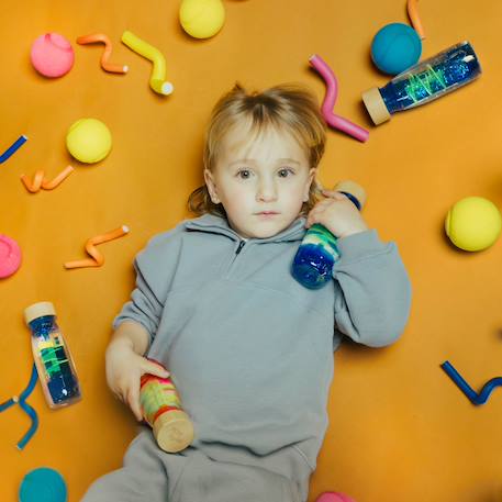 Bouteille sensorielle move spirale Bleu 6 - vertbaudet enfant 