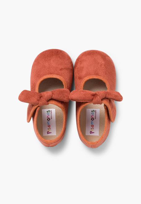 Babies bamara avec fermeture à scratch à ruban Bleu marine+Bordeaux+Gris+Marron+Noir+Taupe+Terrecuite+Vert 41 - vertbaudet enfant 