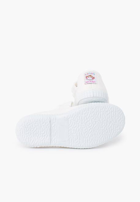 Chaussures babies bout en caoutchouc à fermeture scratch Aigue-marine+Blanc+Bleu navy+Rose+Rose chewing-gum 9 - vertbaudet enfant 