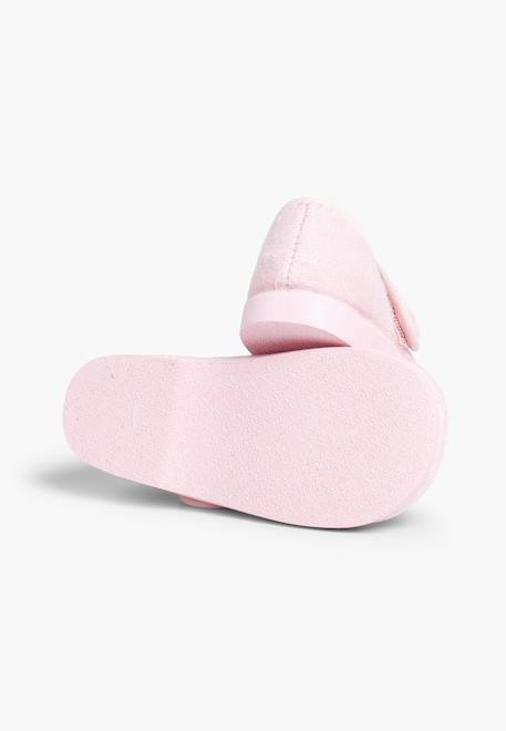 Babies bamara avec fermeture à scratch à ruban Bleu marine+Bordeaux+Gris+Noir+Rose+Taupe+Terrecuite 27 - vertbaudet enfant 
