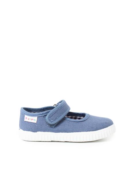 Chaussures babies fille à scratch style basket Blanc+Bleu denim+Bleu marine+Corail+Écru+Fucsia+Gris+Jaune+Rose+Rose pâle+Rouge 7 - vertbaudet enfant 
