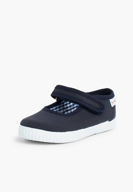 Chaussures babies fille à scratch style basket Blanc+Bleu denim+Bleu marine+Corail+Écru+Fucsia+Gris+Jaune+Rose+Rose pâle+Rouge 14 - vertbaudet enfant 