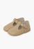 Salomés en cuir avec fermeture à boucle Blanc+Camel+Ciel clair 10 - vertbaudet enfant 