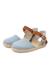 Espadrilles en toile recyclée avec bande type cuir Ciel clair+Citron+Naturel 3 - vertbaudet enfant 
