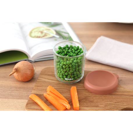 Portion repas en verre 250 ml Minéral+Terracotta+Vert sauge 6 - vertbaudet enfant 