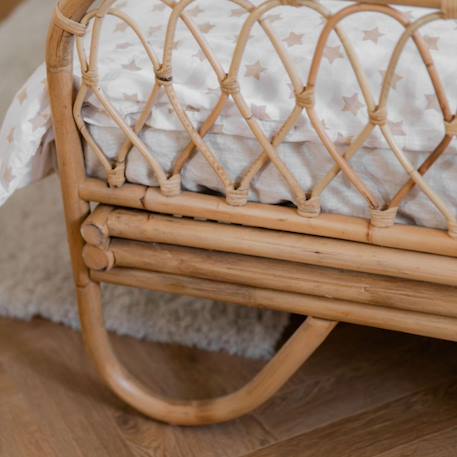 Lit-banquette en rotin naturel - june Naturel 4 - vertbaudet enfant 