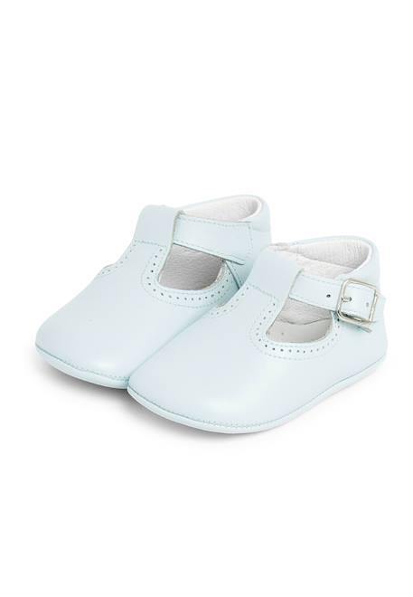 Salomés en cuir pour bébés Beige+Blanc+Bleu marine+Ciel clair+Couleur cuir+Gris 22 - vertbaudet enfant 
