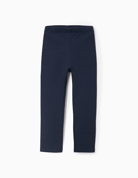 Legging côtelé Bleu foncé 1 - vertbaudet enfant 