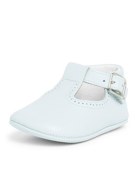 Salomés en cuir pour bébés Beige+Blanc+Bleu marine+Ciel clair+Couleur cuir+Gris 20 - vertbaudet enfant 
