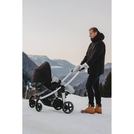 AltaBeBe Filet Universel Avec Doublure Nylon Pour Poussette - Gris - Grande Capacité
