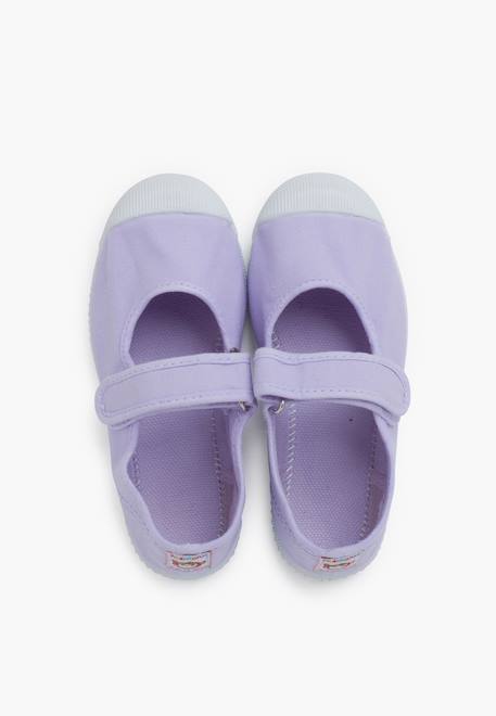 Chaussures babies bout en caoutchouc à fermeture scratch Aigue-marine+Bleu navy+Lavande pastel+Rose chewing-gum 17 - vertbaudet enfant 