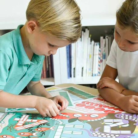 Poster panoramique 520 stickers les chiffres de 1 à 10 Multi-coloured 4 - vertbaudet enfant 