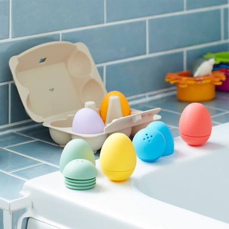 Lot de 6 oeufs sensoriel arc-en-ciel Multi-coloured 4 - vertbaudet enfant 