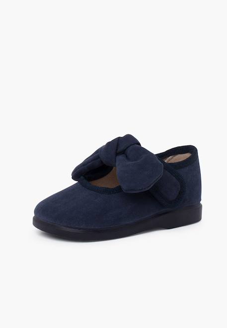 Babies bamara avec fermeture à scratch à ruban Bleu marine+Bordeaux+Gris+Marron+Noir+Taupe+Terrecuite+Vert 2 - vertbaudet enfant 