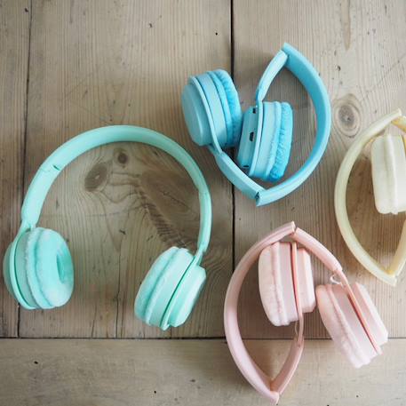 Casque audio enfant sans fil bleu 2 - vertbaudet enfant 