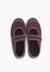 Chaussures babies en velours embout en caoutchouc Bleu marine+Gris+Noir+Vieux rose 23 - vertbaudet enfant 