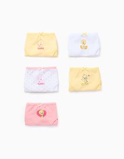Pack 5 culottes tweety  - vertbaudet enfant