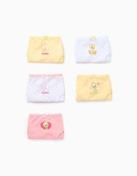 Pack 5 culottes tweety Multicolore 1 - vertbaudet enfant 