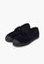 Chaussures babies en velours embout en caoutchouc Bleu marine+Gris+Noir+Vieux rose 4 - vertbaudet enfant 