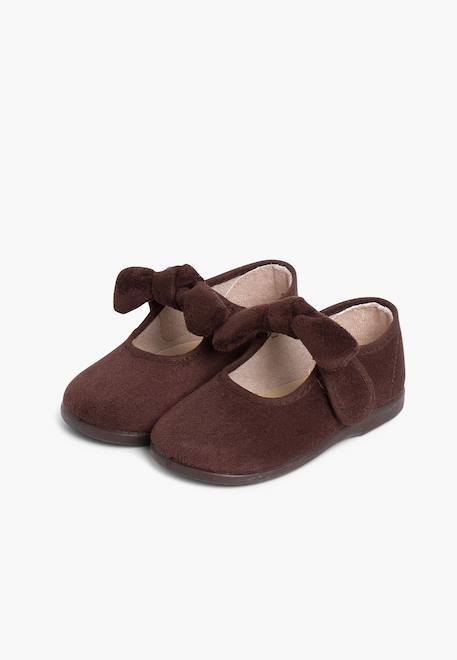 Babies bamara avec fermeture à scratch à ruban Bleu marine+Bordeaux+Gris+Marron+Noir+Taupe+Terrecuite+Vert 22 - vertbaudet enfant 