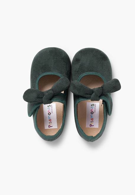 Babies bamara avec fermeture à scratch à ruban Bleu marine+Bordeaux+Gris+Marron+Noir+Taupe+Terrecuite+Vert 46 - vertbaudet enfant 
