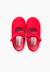 Chaussures babies fille à scratch style basket Blanc+Bleu denim+Bleu marine+Corail+Écru+Fucsia+Gris+Jaune+Rose+Rose pâle+Rouge 62 - vertbaudet enfant 