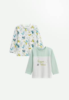 -Lot de 2 t-shirts enfant manches longues oscar