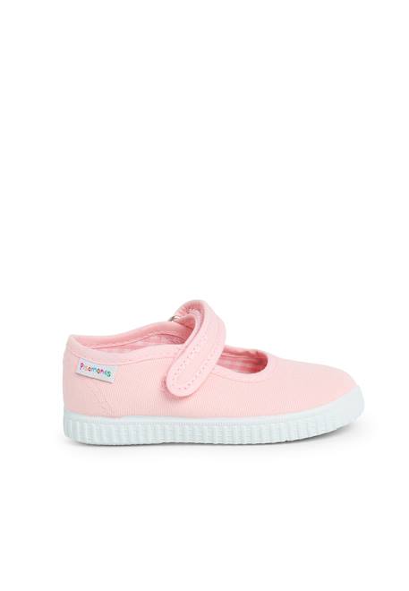 Chaussures babies fille à scratch style basket Blanc+Bleu denim+Bleu marine+Corail+Écru+Fucsia+Gris+Jaune+Rose+Rose pâle+Rouge 47 - vertbaudet enfant 