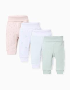 Bébé-Pyjama, surpyjama-Lot de 4 pantalons extra confortables flowers