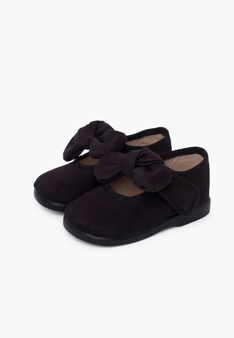 Babies bamara avec fermeture à scratch à ruban Bleu marine+Bordeaux+Gris+Noir+Rose+Taupe+Terrecuite 22 - vertbaudet enfant 