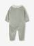 Pyjama bébé fille velours collerette imprimée rose poudré+vert sauge 8 - vertbaudet enfant 