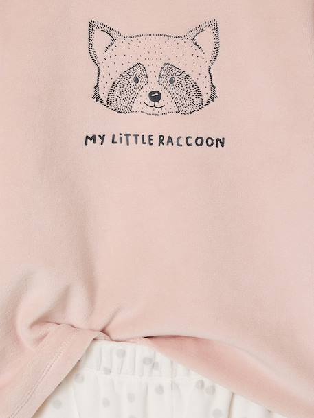 Lot de 2 pyjamas fille velours animaux gris chiné 8 - vertbaudet enfant 