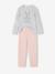 Lot de 2 pyjamas fille velours animaux gris chiné 3 - vertbaudet enfant 