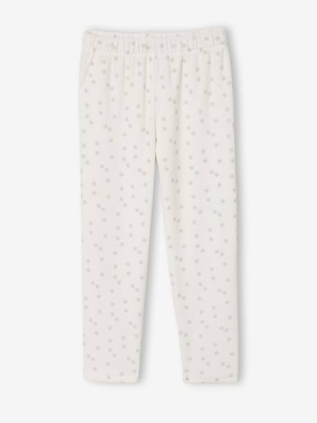 Lot de 2 pyjamas fille velours animaux gris chiné 5 - vertbaudet enfant 