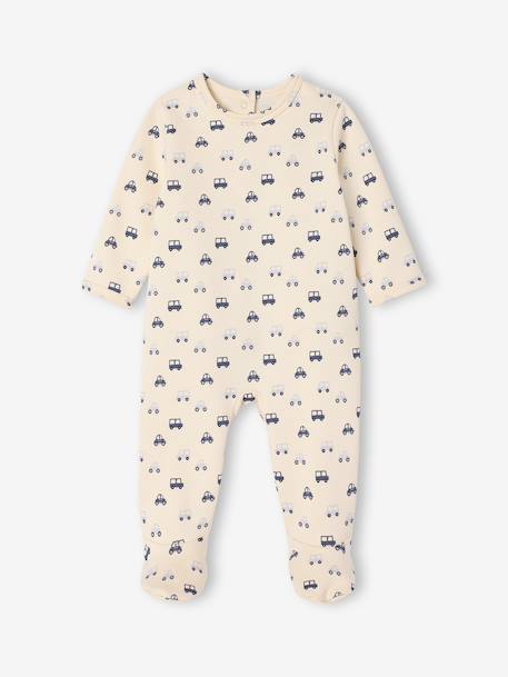 Lot de 2 pyjamas bébé garçon en molleton 'voitures' bleu pâle 3 - vertbaudet enfant 