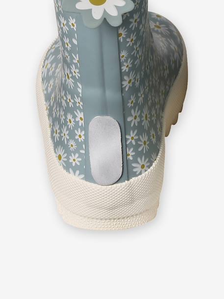 Bottes pluie fille caoutchouc bleu imprimé+lot rose 7 - vertbaudet enfant 