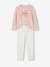 Lot de 2 pyjamas fille velours animaux gris chiné 2 - vertbaudet enfant 