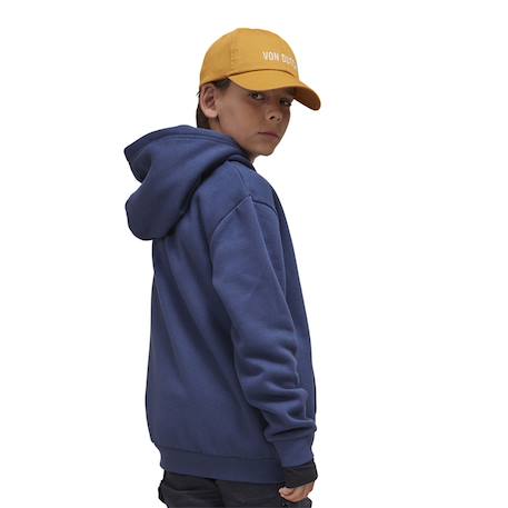 Sweat  à capuche garçon brand Blanc crème/noir+Bleu/blanc+Orange/noir 5 - vertbaudet enfant 