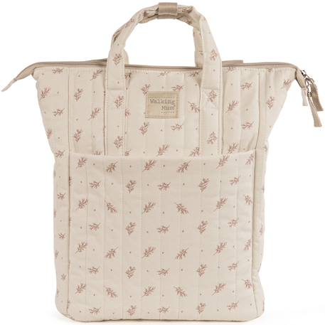 Sac à dos à langer mimosa rose Ecru, rose 1 - vertbaudet enfant 