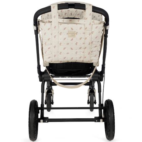 Sac à poussette crossbody mimosa rose Ecru, rose 2 - vertbaudet enfant 