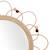 Miroir rond en rotin - elma Beige 3 - vertbaudet enfant 
