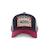 Casquette baseball  avec filet square Bleu/rouge/beige 3 - vertbaudet enfant 