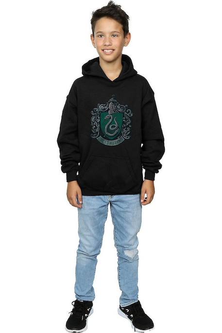 Sweat à capuche en coton peigné de qualité supérieure harry potter Noir 3 - vertbaudet enfant 