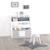 Bibliothèque avec bac de rangement - douceur Blanc+Gris 5 - vertbaudet enfant 