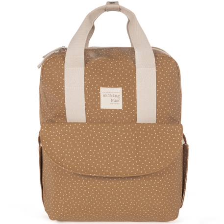Sac à dos à pois poppy cannelle Cannelle, écru 1 - vertbaudet enfant 
