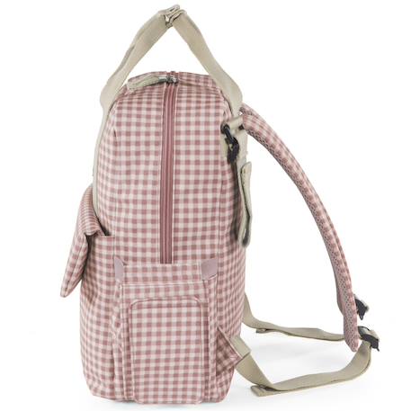 Sac à dos à langer i love vichy vert Rose, blanc 4 - vertbaudet enfant 