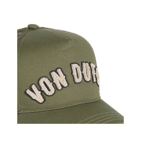 Casquette baseball  avec filet buckl Kaki/beige+Noir/beige 2 - vertbaudet enfant 