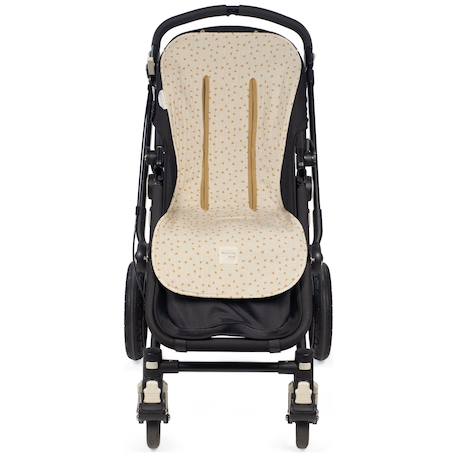Assise pour poussette coeurs poppy cannelle Beige 1 - vertbaudet enfant 