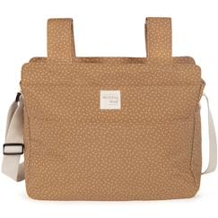 Puériculture-Sac à poussette à pois poppy cannelle